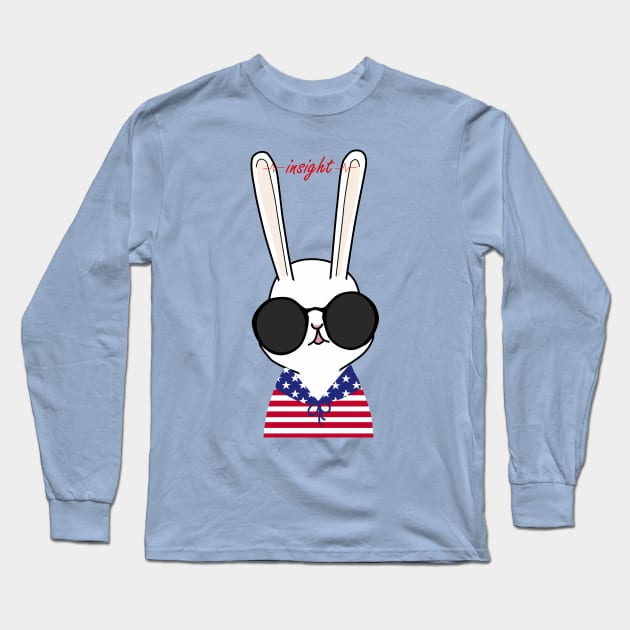 Rabbit insight Long Sleeve T-Shirt by minicrocks